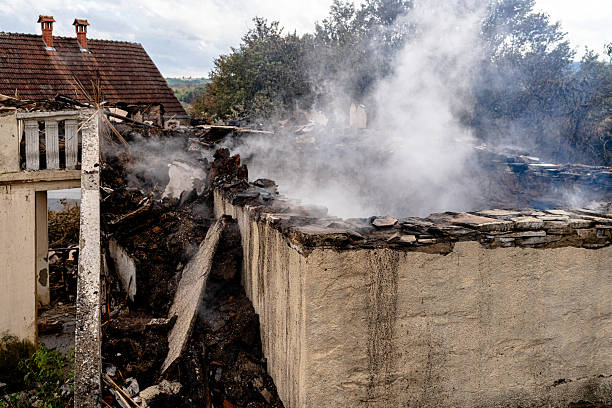 Professional Fire Damage Removal technician working in Washington, PA